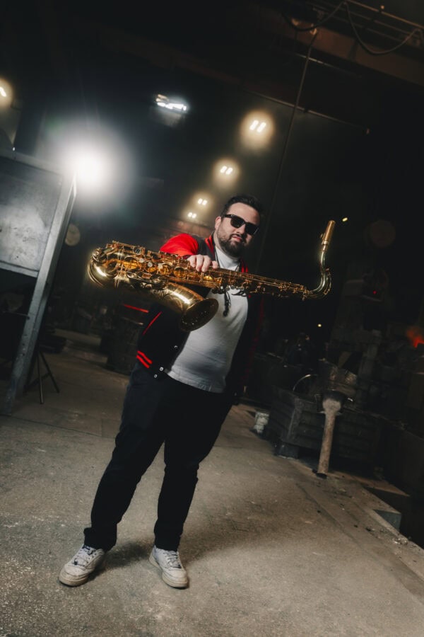 Christian – Saxophonist der STRIKE Galaband